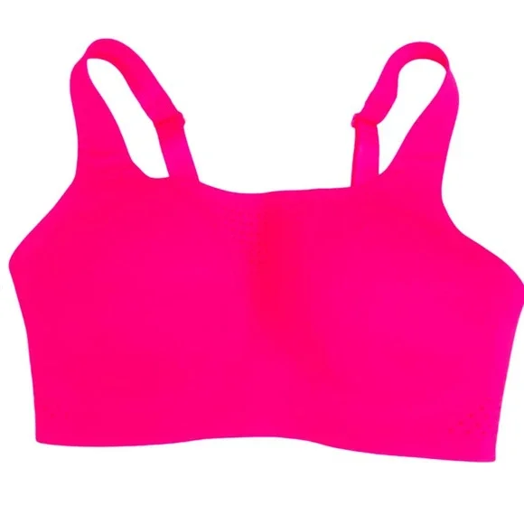 Victoria's Secret Women's Size 36D Featheweight Sport Bra Pink Berry Adjustable - Picture 2 of 7